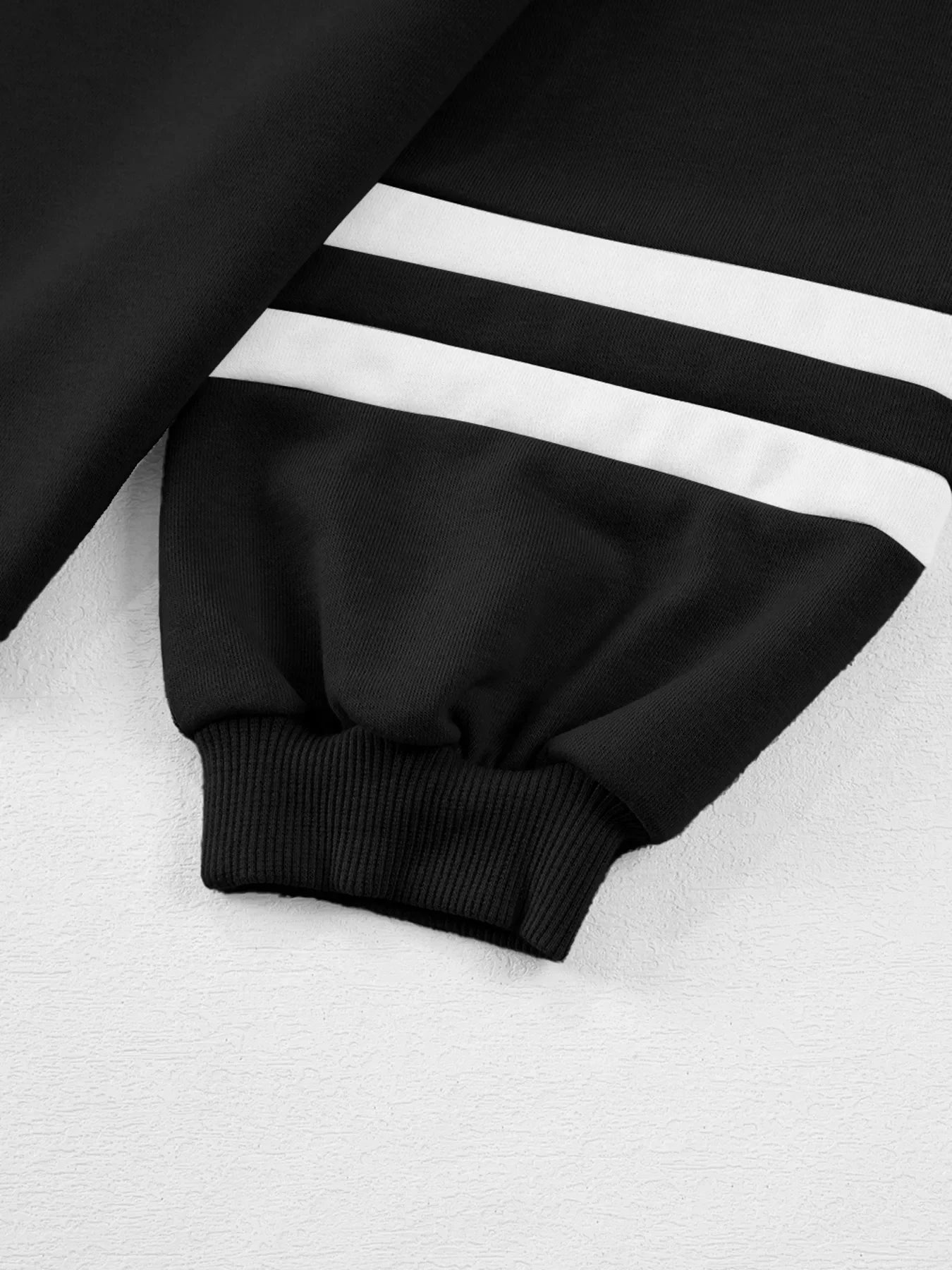 Contrast Top and Pants Set