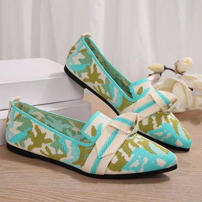 Point Toe Mesh Slip-Ons