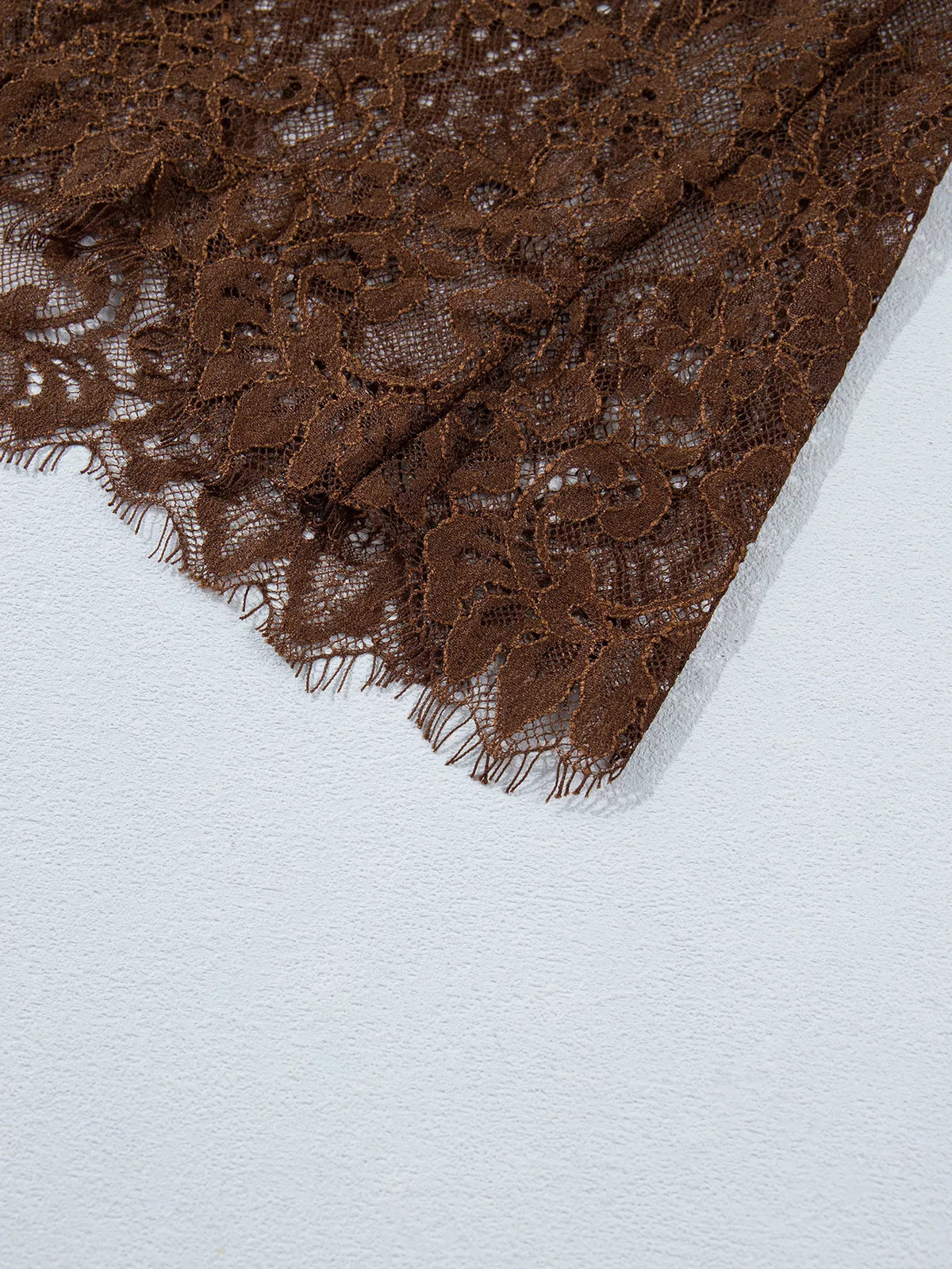 Lace hem shift skirt, view 8