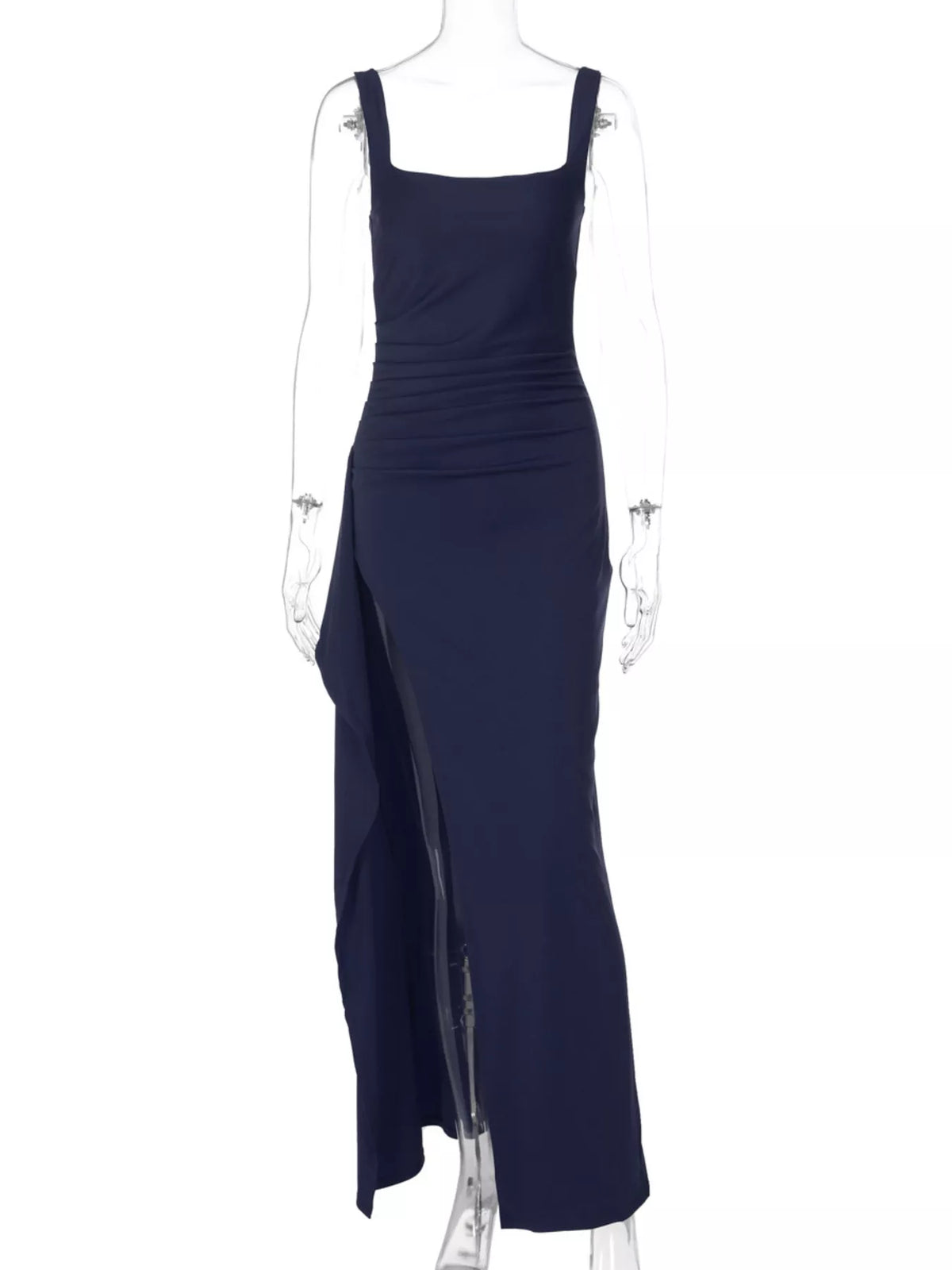 Plus size square neck maxi dress, view 13