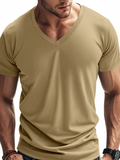 Men's V-Neck Shirt Plus Size