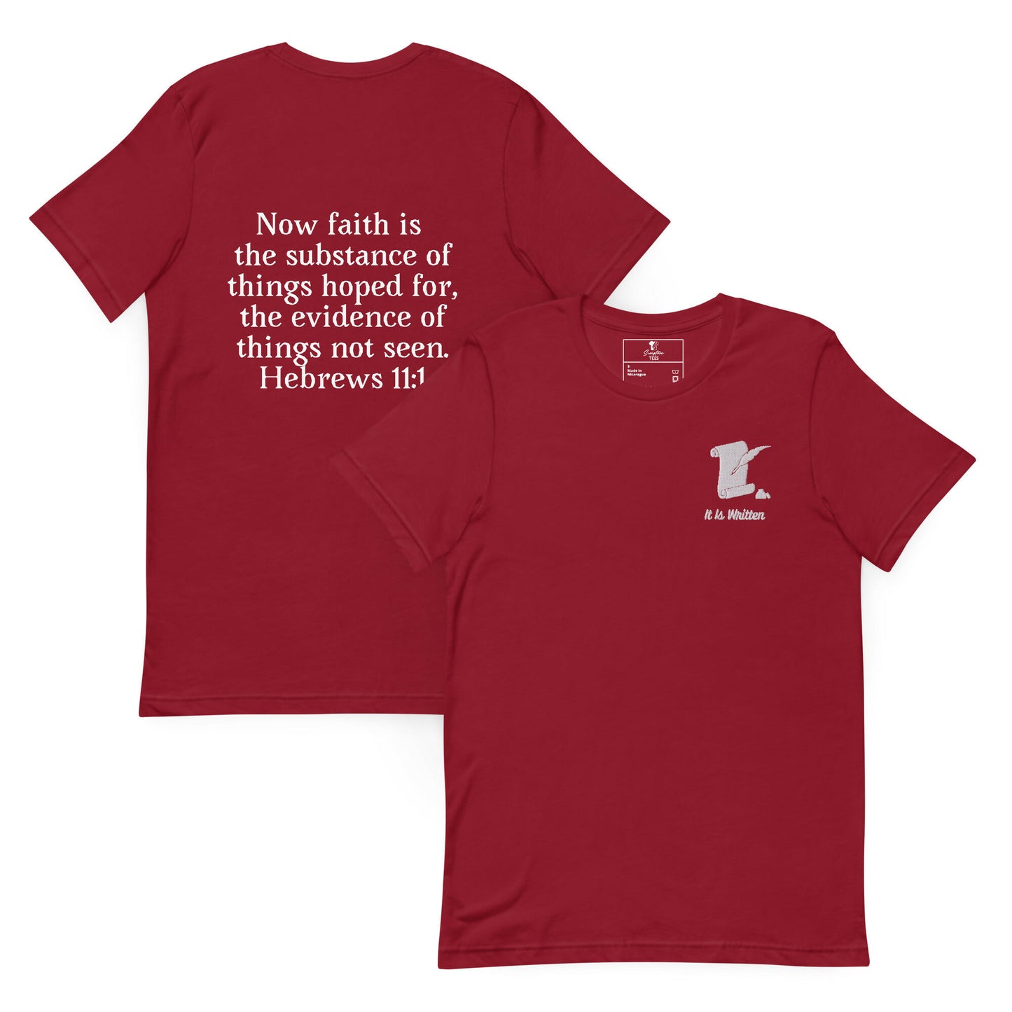 It Is Written (Hebrews 11:1) Unisex T-Shirt