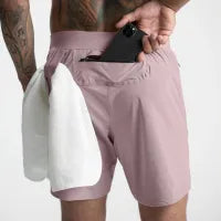 Men Casual Lace-Up Sports Shorts