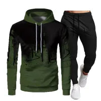 Men Hoodies Pants Sets