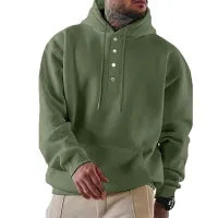 Men Long-Sleeved Casual Hoodie