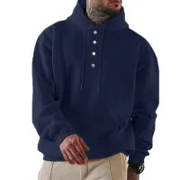 Men Long-Sleeved Casual Hoodie