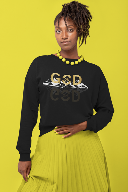 On God Crewneck Sweatshirt - MONLANE