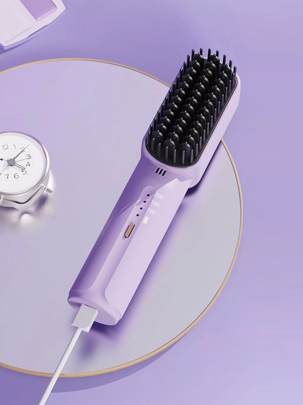 Rechargeable hot comb, view 4
