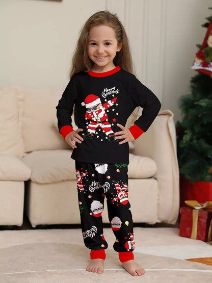 Family Matching Christmas Santa Pajamas Set Plus Size