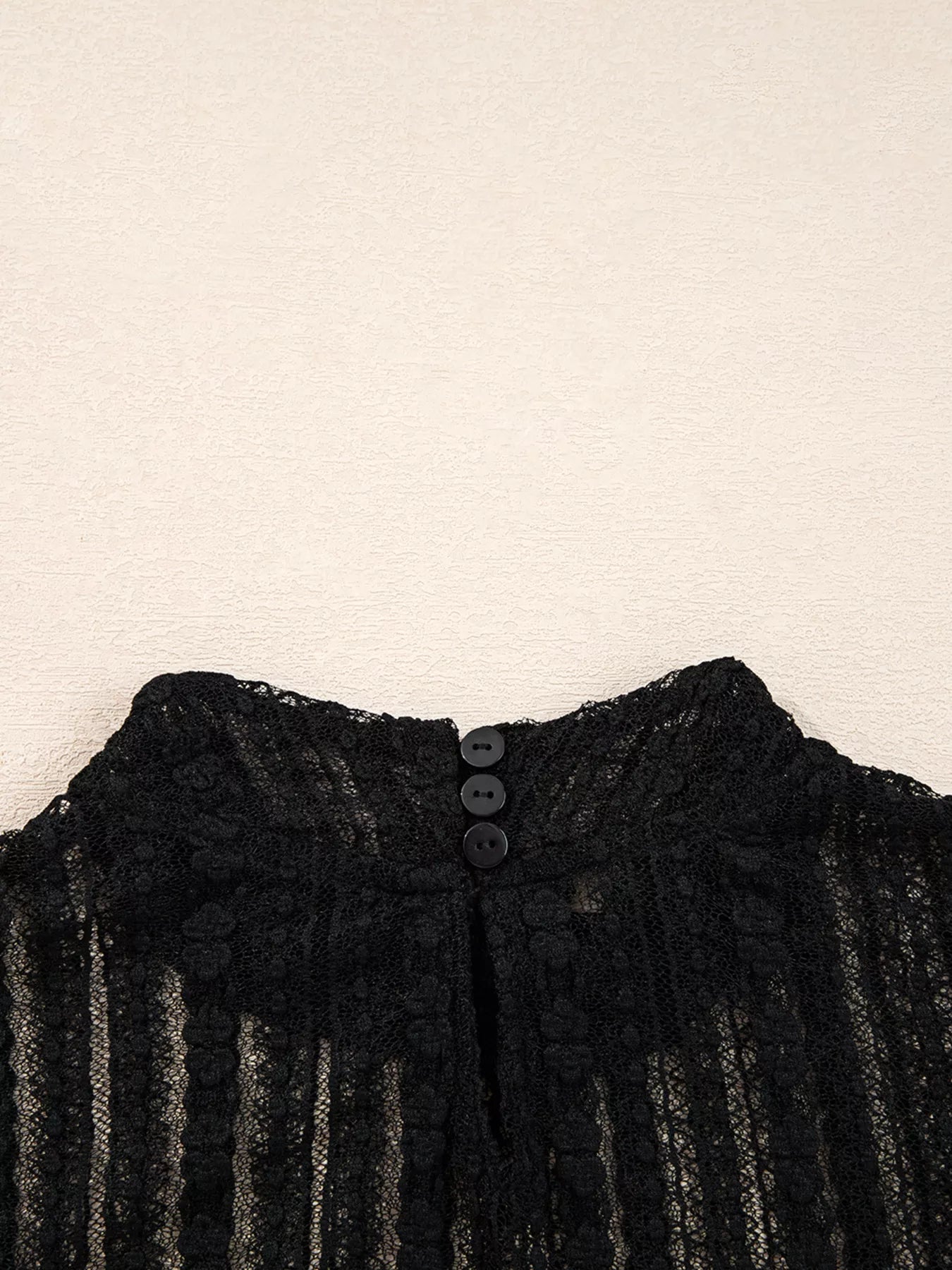 Lace Patchwork Slim Fit Top