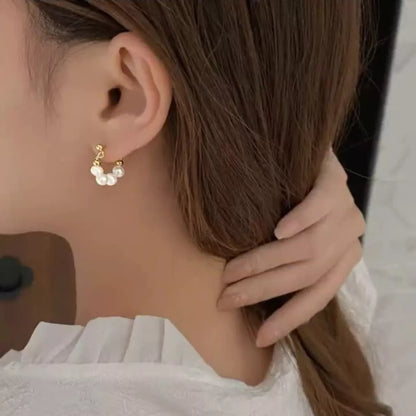 Freshwater Pearl Hoop Earrings