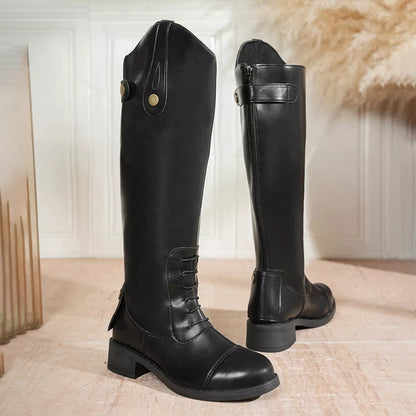 Knee-high riding boots, view 4