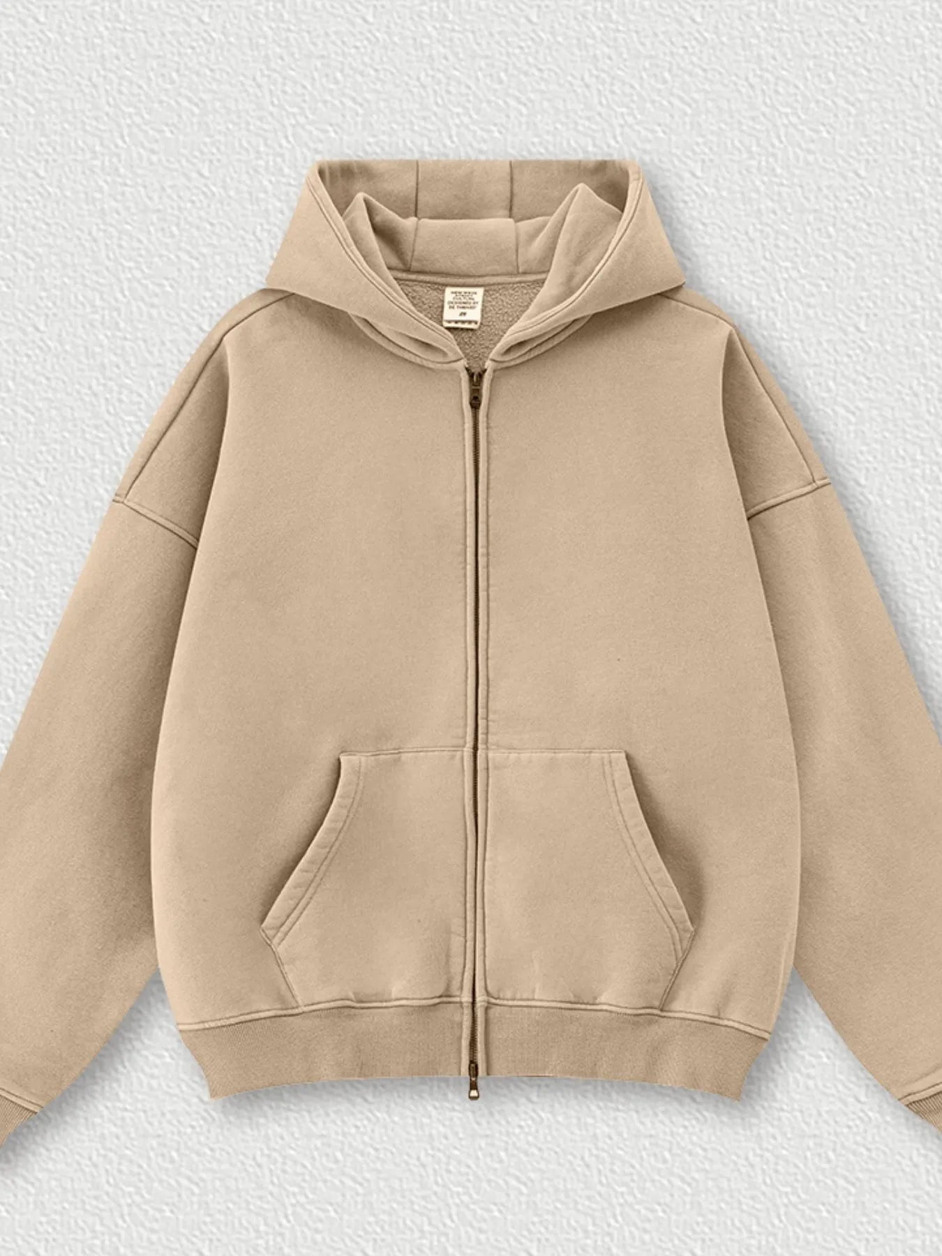 Men's Zip Up Long Sleeve Hoodie