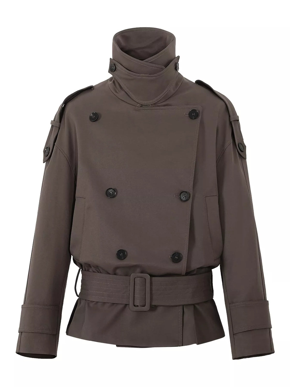 Belted trench jacket, view 6