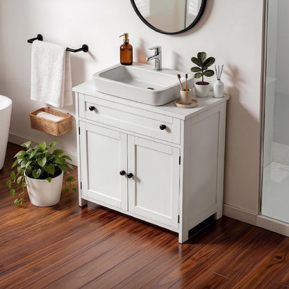 1-Drawer 2-Door Bathroom Vanity Bathroom Cabinet