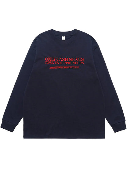 Men's Letter Long Sleeve T-Shirt