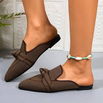 Flat Point Toe Slip-Ons