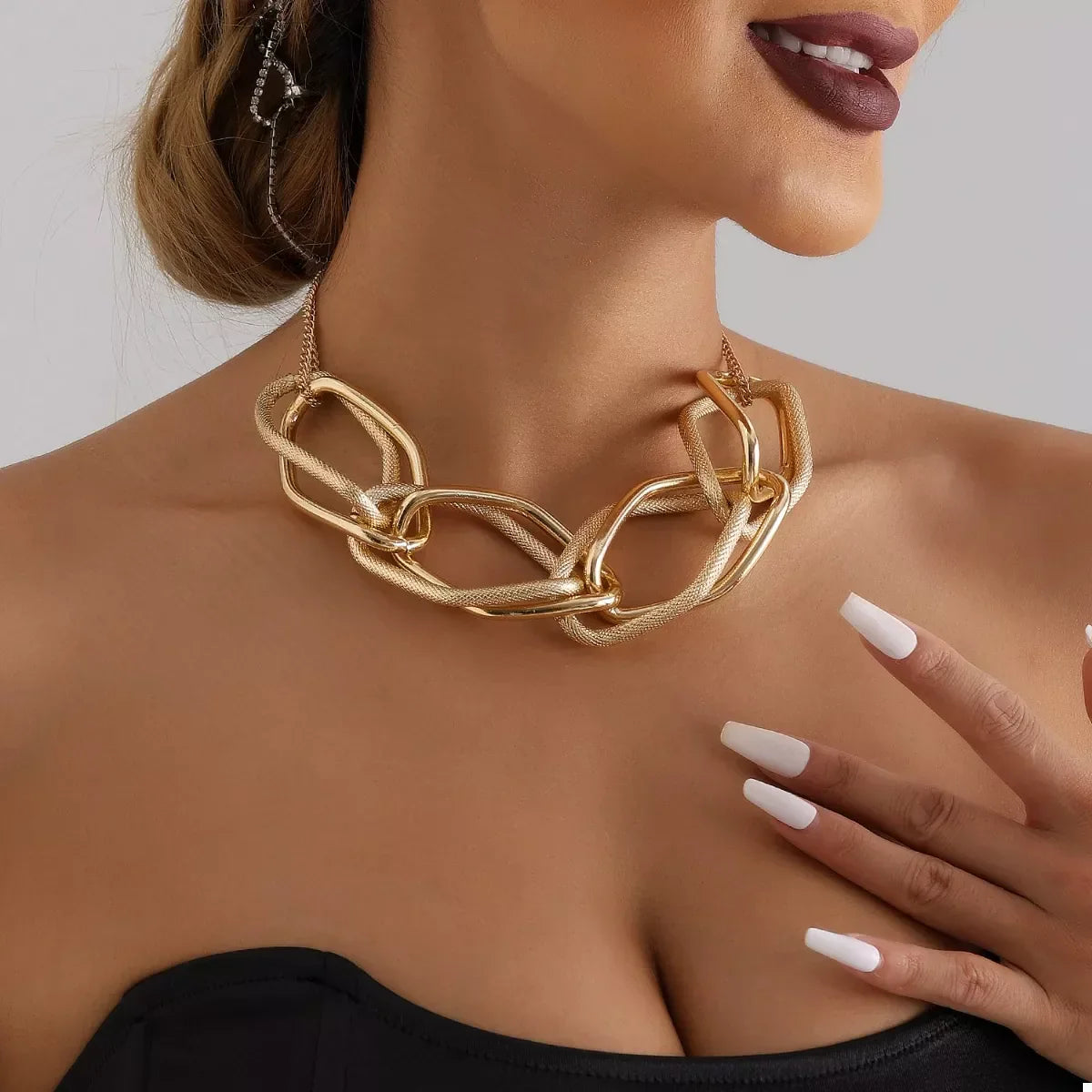 18K Gold-Plated Chain Necklace