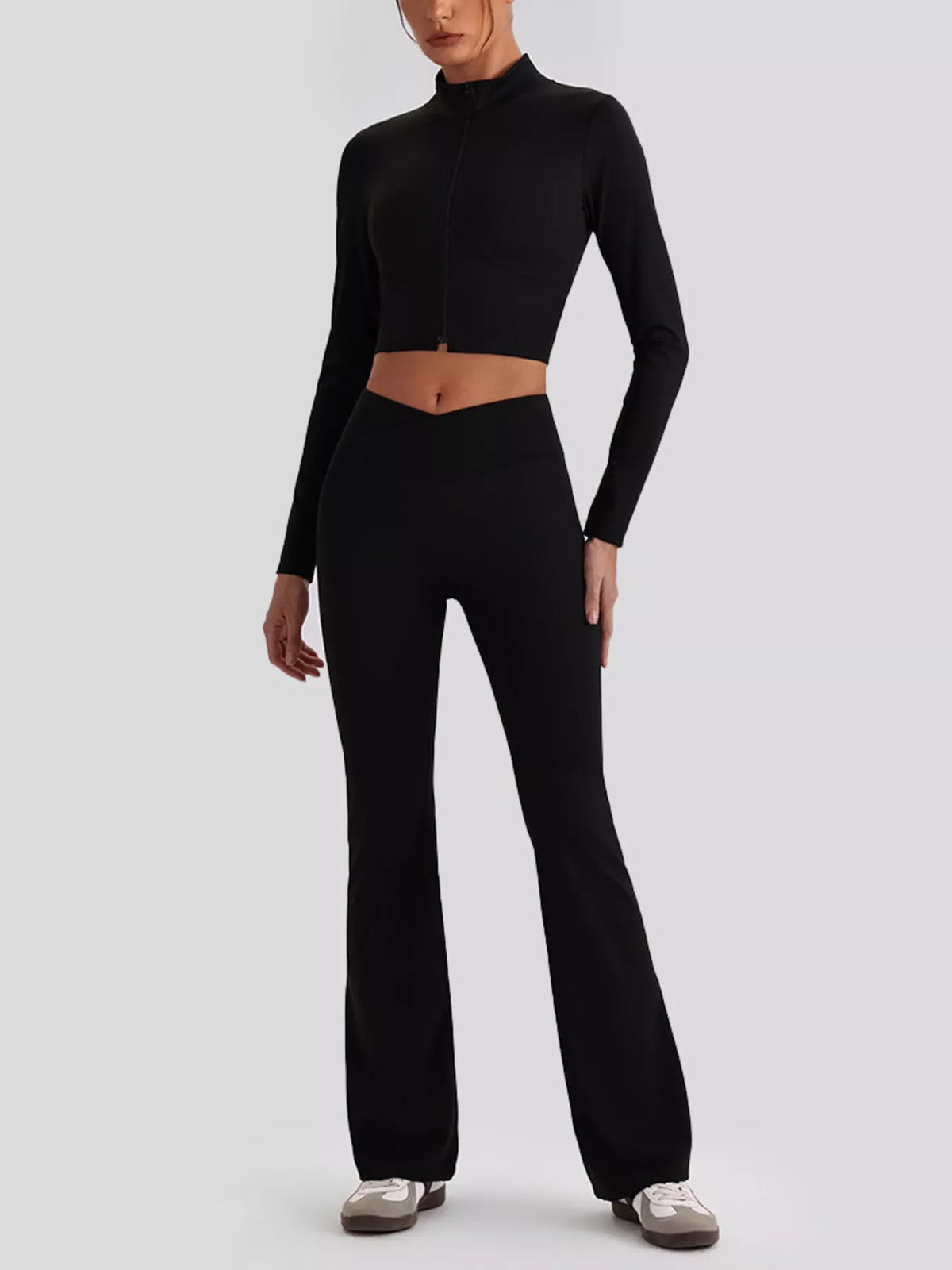 Seamless Criss-Cross Tank and Leggings Active Set