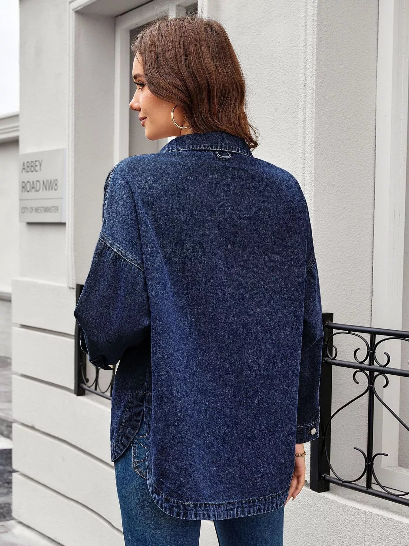 Vintage Button-Down Denim Jacket