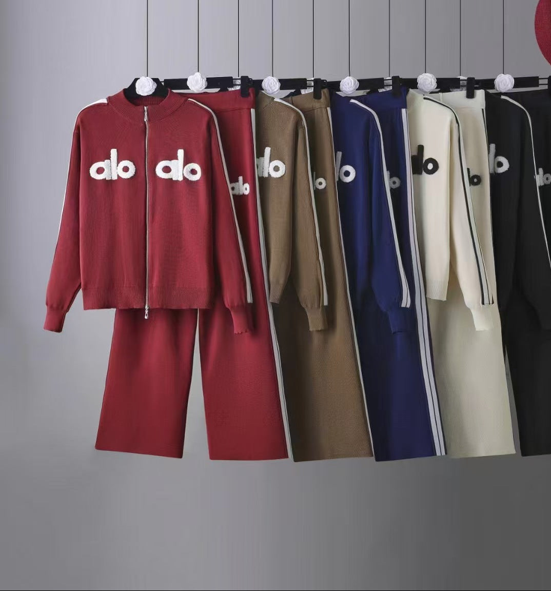 Knitted Two Piece Sports Set