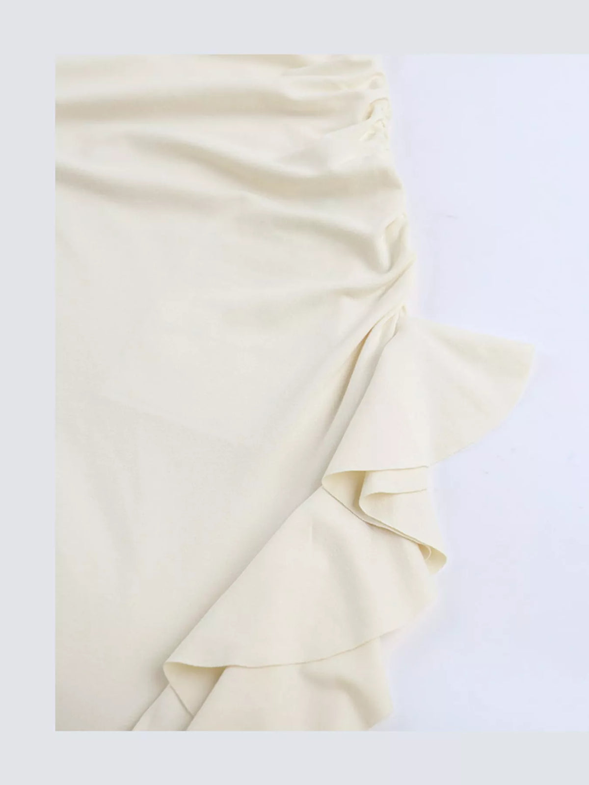 One-shoulder ruched maxi dress, view 7