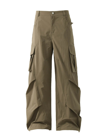 Men's Wide Leg Cargo Pants