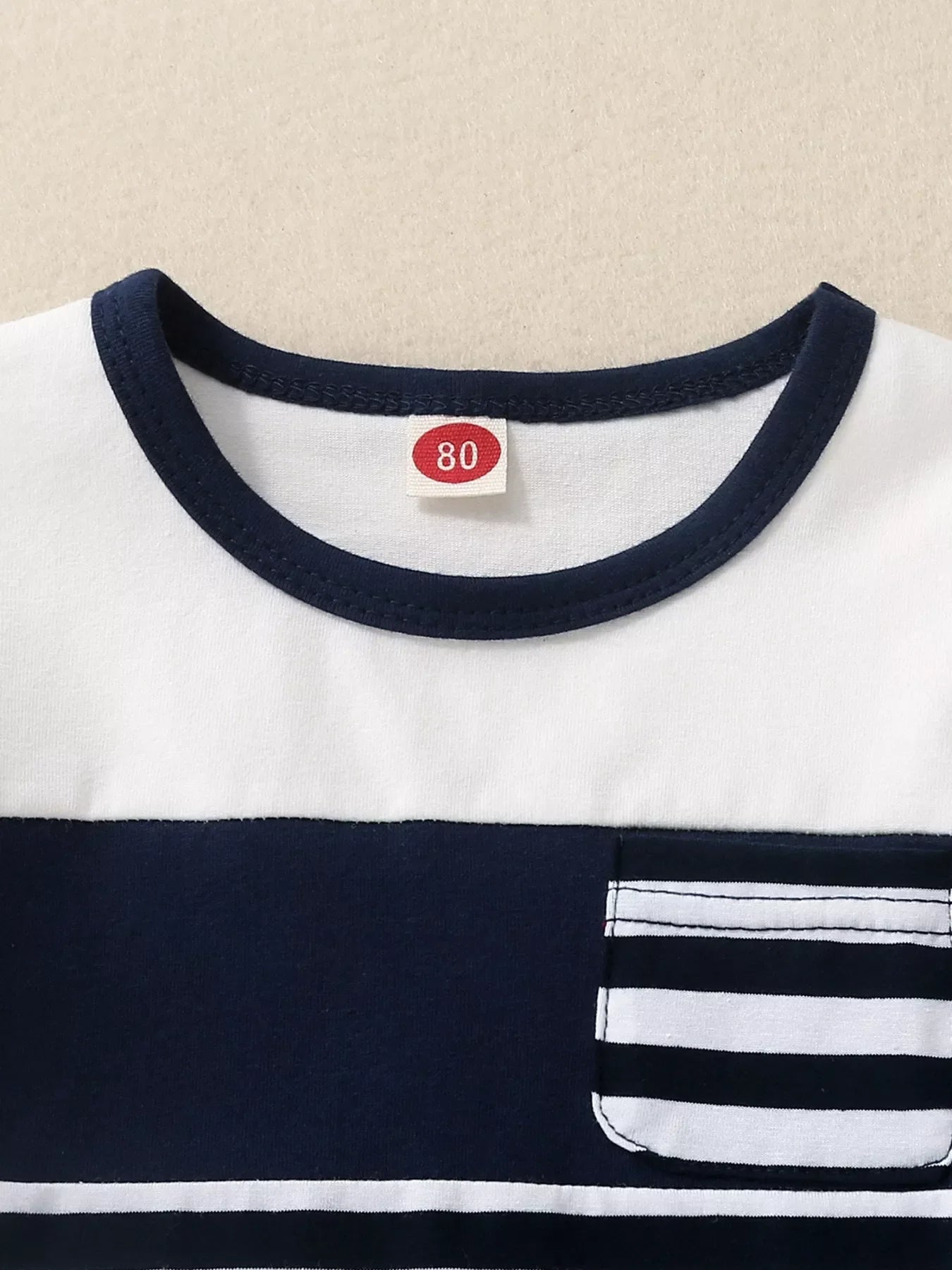 Children's Striped T-shirt and Shorts Set