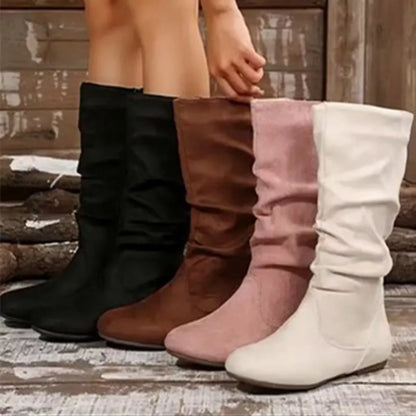 Size Zip Slouchy Boots
