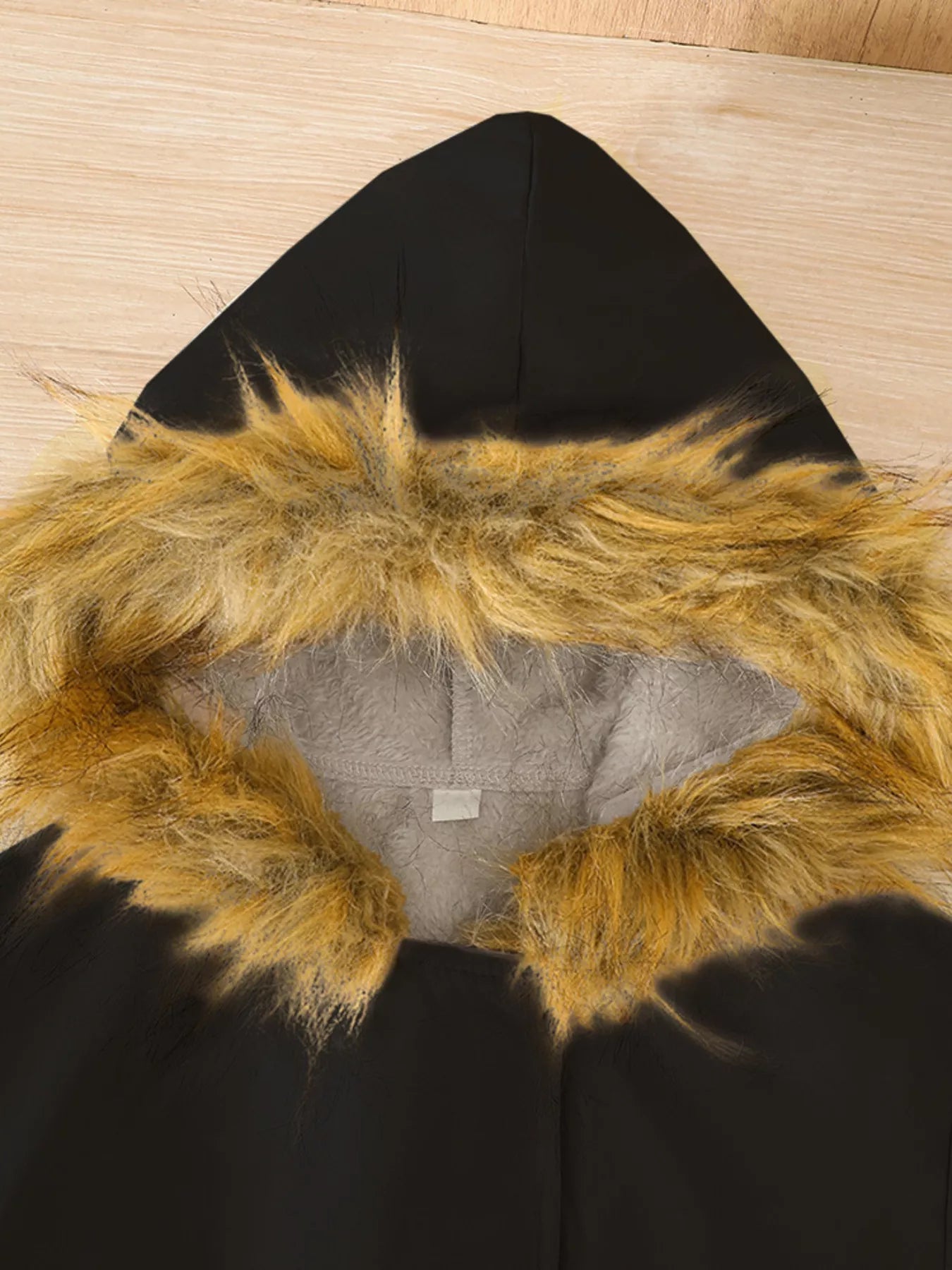 Children's Faux Fur Hooded Outerwear