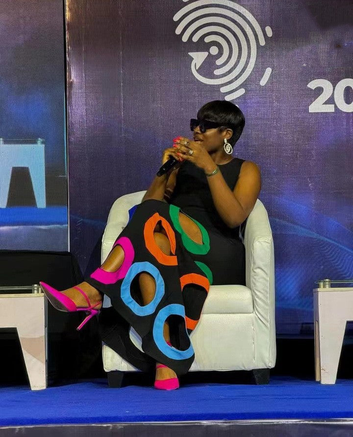 Round Neck Sleeveless A-line Dress