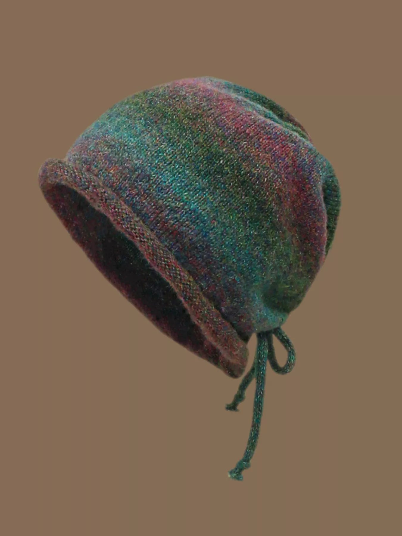 Colorful Knitted Tie-Dye Beanie Hat