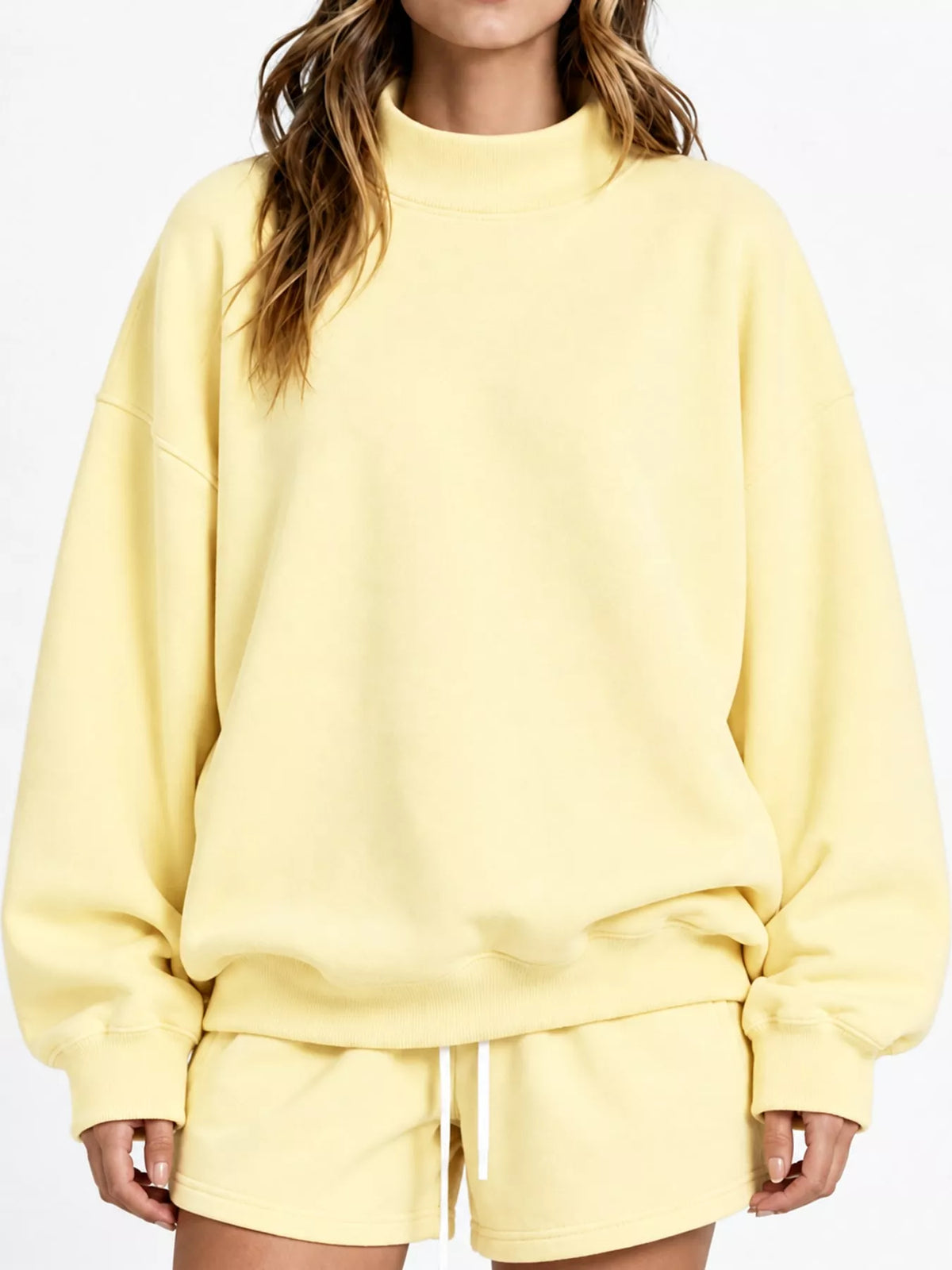 Oversized dropped shoulder sweatshirt, view 19