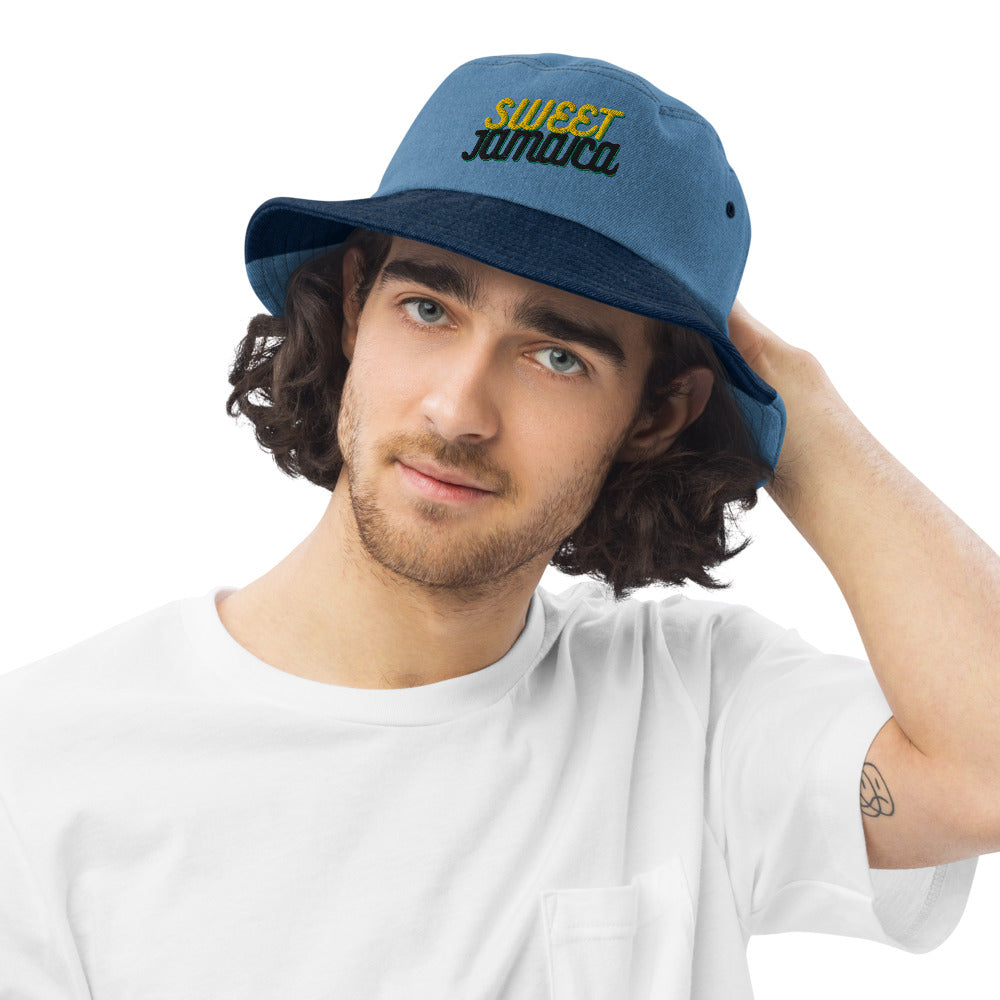 Sweet Jamaica Denim bucket hat - MONLANE