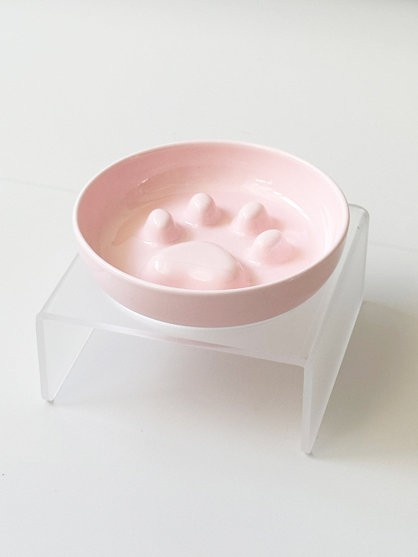Elevated Slow Feeder Pet Bowls