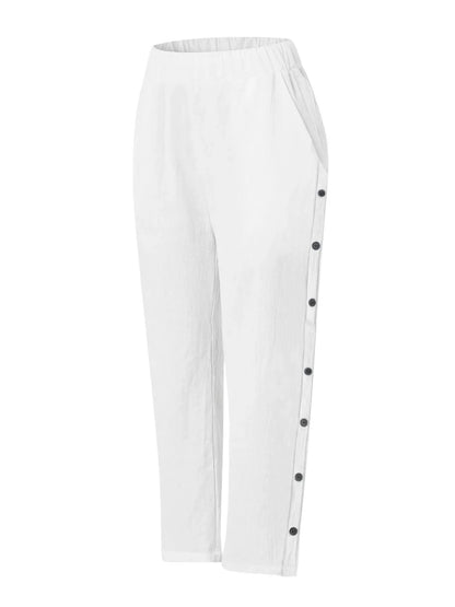 Casual Wide Leg Plus Size Pants