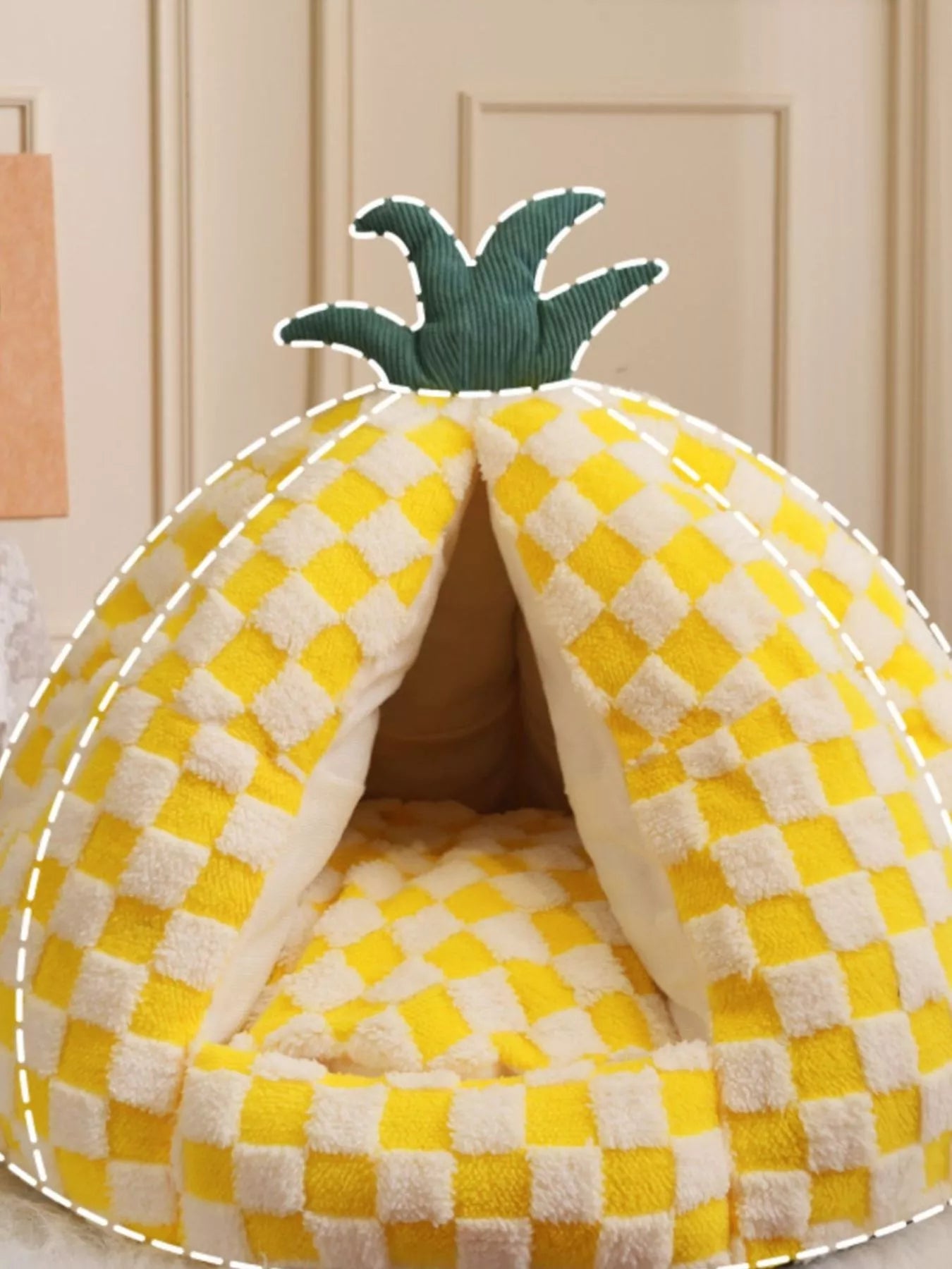 Pineapple Shaped Cozy Pet Nest