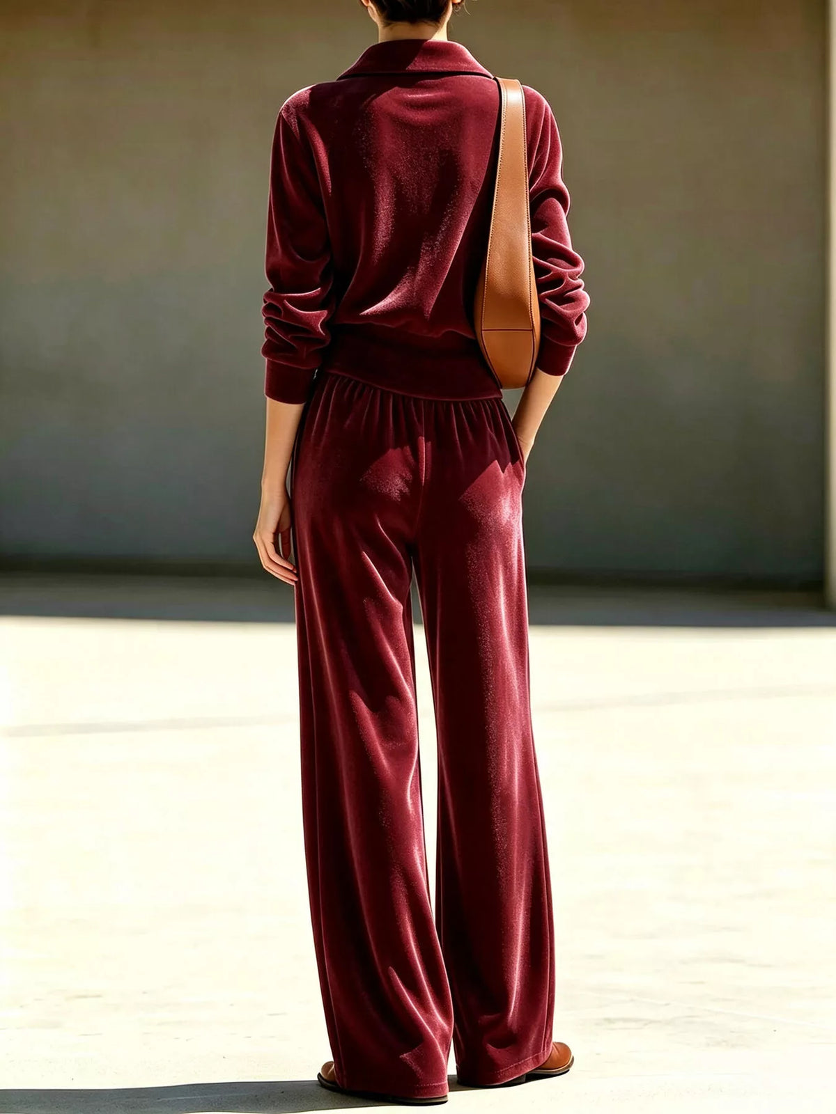 Quarter-zip pants set, view 12