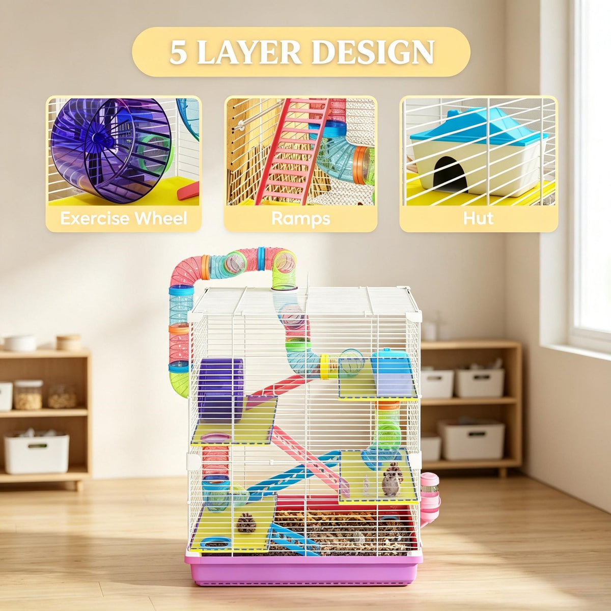 Hamster play cage, view 6
