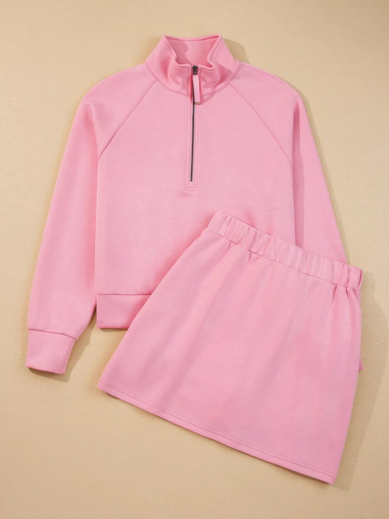 Mini Skirt 2pcs Outfit