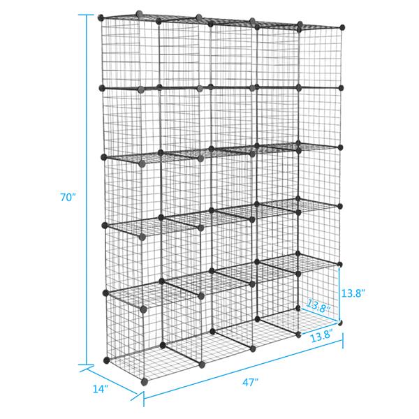 20-Cube Organizer Cube Storage