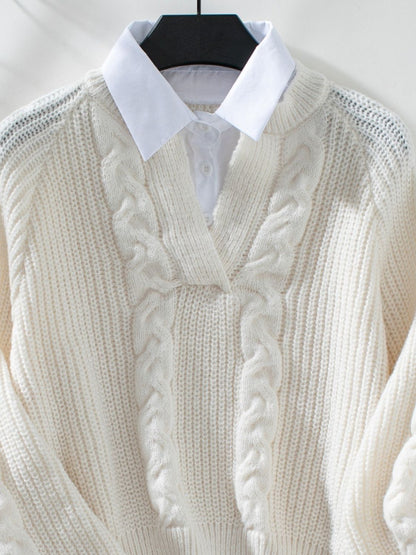 Faux Layered Sweater