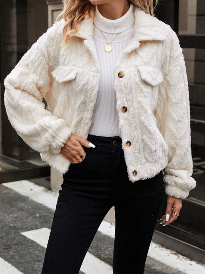 Long Sleeve Fuzzy Outerwear
