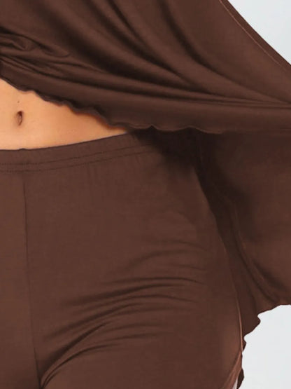 Scoop Neck Sexy Lounge Set