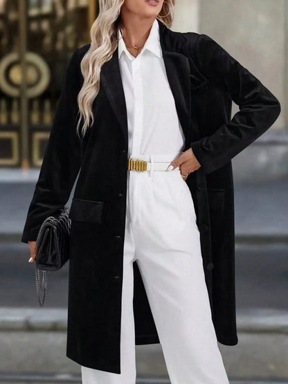 Long Sleeve Longline Coat