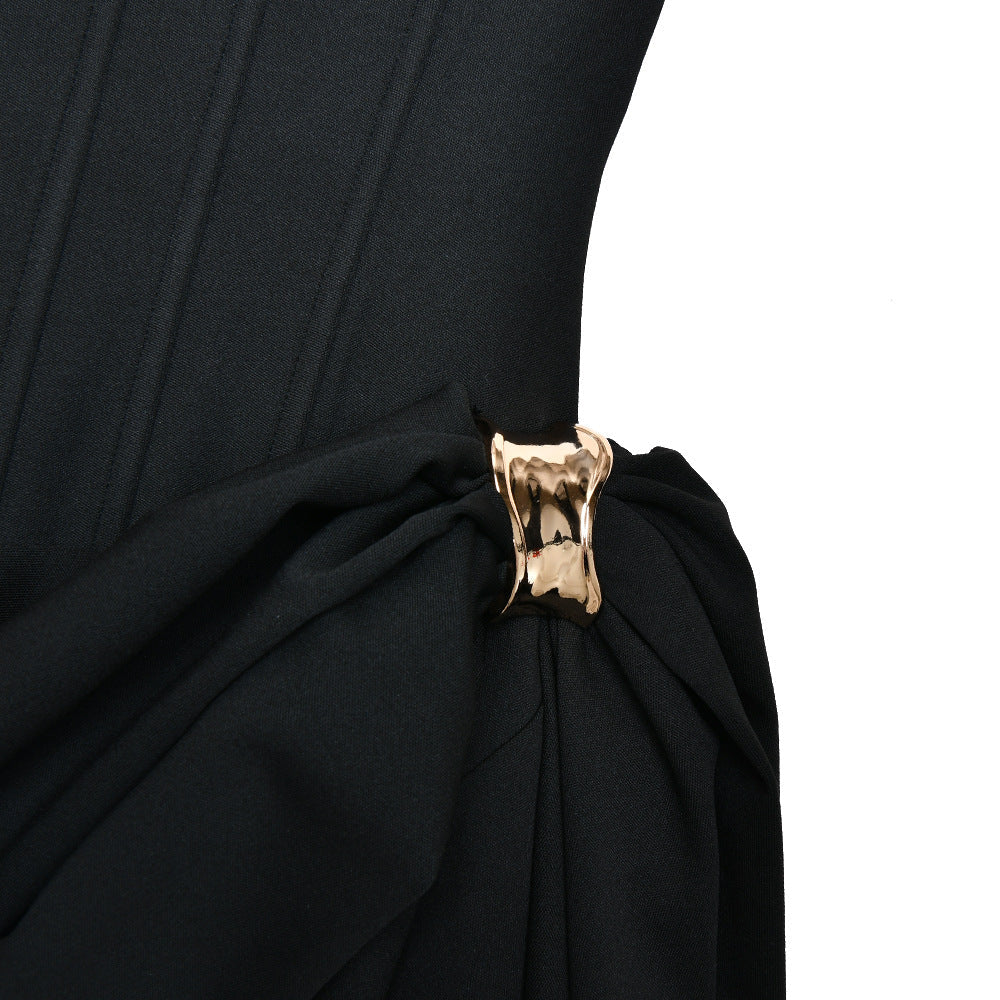 Strapless Backless Dress