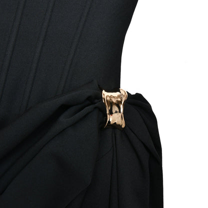 Strapless Backless Dress