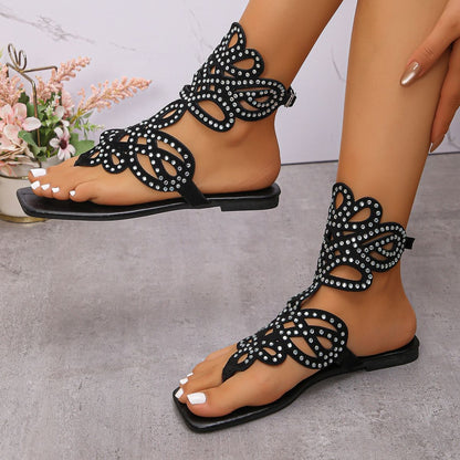 Toe Post Flats Sandals