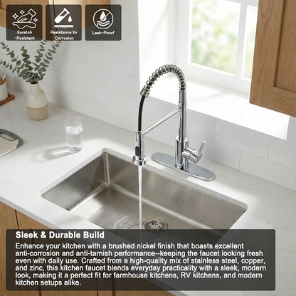 Industrial kitchen faucet, view 7