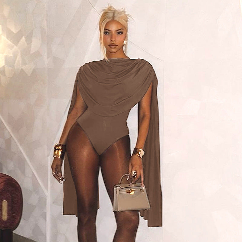 Bottom coat long sleeved jumpsuit